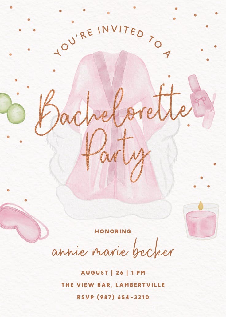 Bachelorette invitations discount